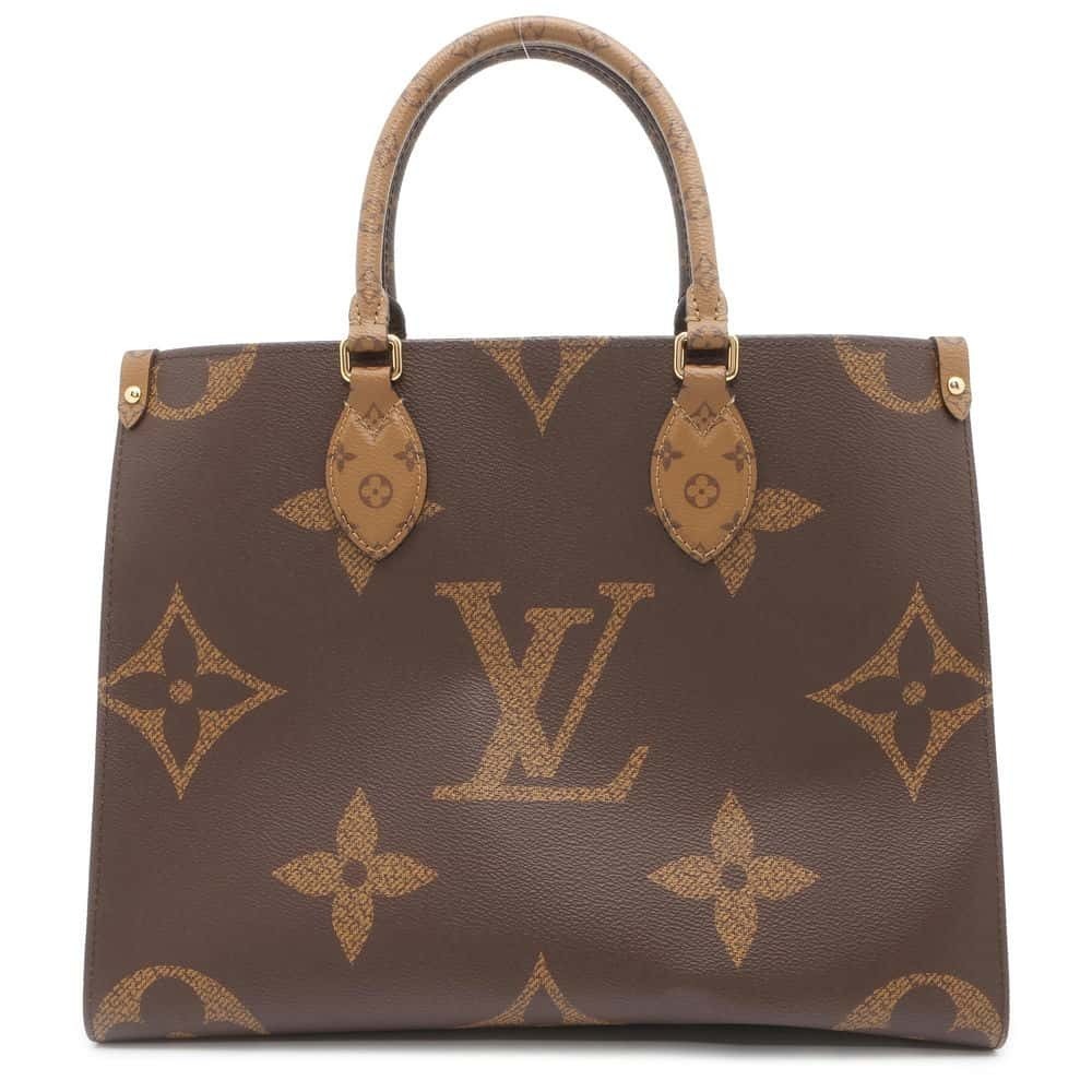 Louis Vuitton Monogram Reverse Giant OnTheGo Shoulder Bag Tote